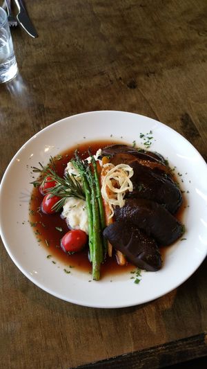 Portobello Bistecca at Seasons Plant Based Kitchen in Salt Lake City
