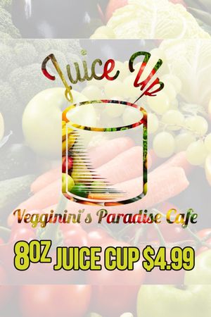 Juice Bar at Veggininis at Pop Culture Vegan Cafe in Detroit