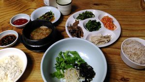 1 person version at Gapyeong Suntofu Barley Rice in Incheon