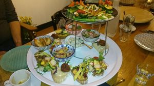 Easter brunch platter (vegan on request)  at Wolf Hotel Kitchen & Bar in Alkmaar