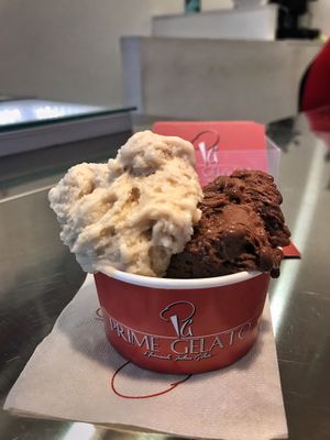 hazelnut + chocolate  at Prime Gelato in London