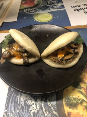  Vegan bao buns  at Wagamama - City Centre in York