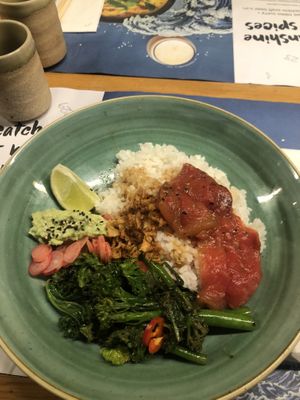 Veganuary vegan tuna special  at Wagamama - City Centre in York