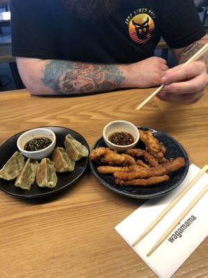 Vegan crispy squid!   at Wagamama - Trinity in Leeds