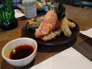 Vegetable tempura at Wagamama - Trinity in Leeds