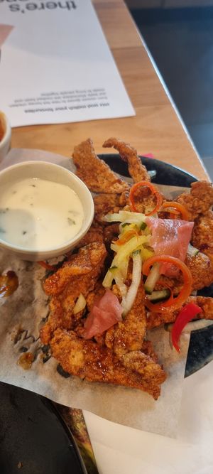 Vegan chicken , not bad 😋 at Wagamama - White Rose in Leeds