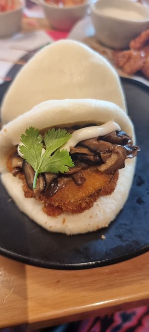 Mushroom bao buns 👌 at Wagamama - White Rose in Leeds