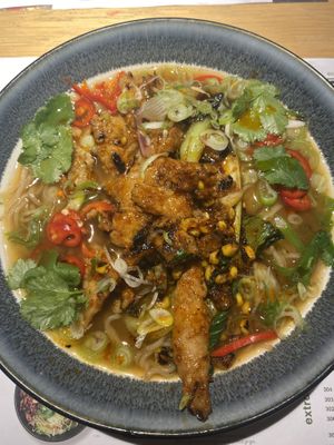 Vegan Chicken ramen  at Wagamama in Plymouth