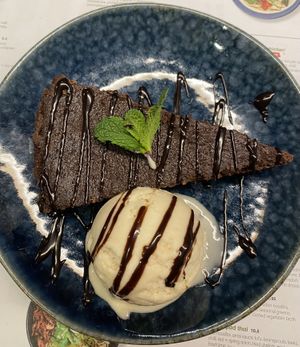 Super yummy chocolate orange cake   at Wagamama in Plymouth