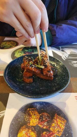 Vegan ribs!!! Must try!! This Is out of this world at Wagamama in Plymouth