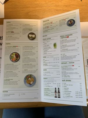 Vegan menu at Wagamama in Plymouth
