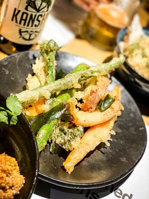Vegetable tempura at Wagamama in Plymouth