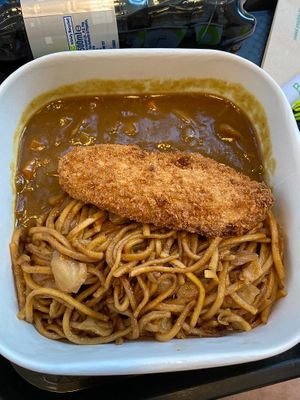 Vegan chi’king katsu yakisoba bento  at Wasabi in Leeds