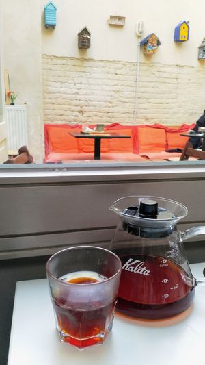 Filter coffee at Li O Lait in Bruges
