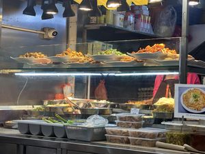 Many economic rice dishes ready at 6.30am   at Jia Jia Vegetarian 佳佳素食 - Serangoon North in Northeast Singapore