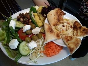 another meal at World Peace Cafe in Huddersfield