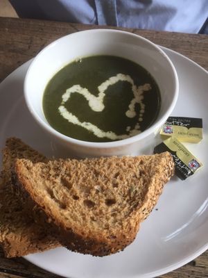 Soup made with love at World Peace Cafe in Huddersfield