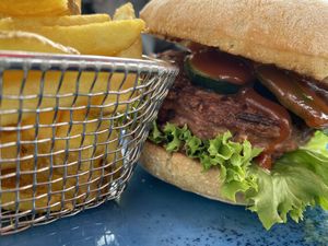 beyond meat burger at Tasch am Kornmarkt in Wetzlar