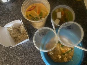 Vegan curry and soup at Bangkok Thai Cuisine in Oak Bluffs