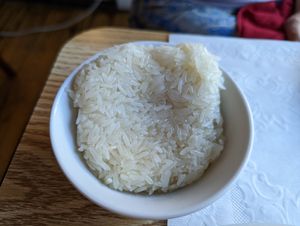 Sticky rice at Bangkok Thai Cuisine in Oak Bluffs