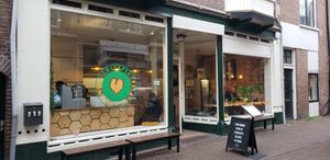 Store front at Chickpea in Haarlem