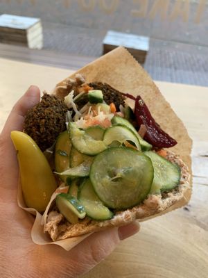 When in Haarlem .... 🤘� at Chickpea in Haarlem