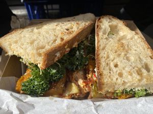 Chipotle pumpkin  at Joe's Sandwich Bar in Sydney