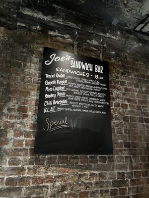   at Joe's Sandwich Bar in Sydney