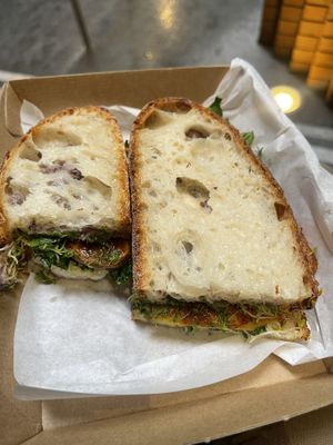 “Smokey Potato” sandwich   at Joe's Sandwich Bar in Sydney
