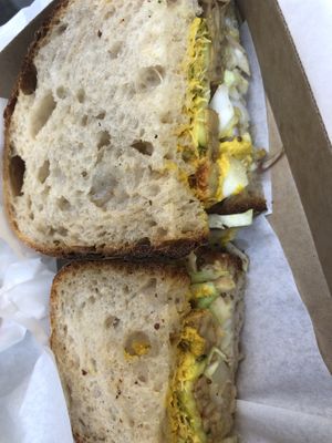 Tempeh reuben  at Joe's Sandwich Bar in Sydney