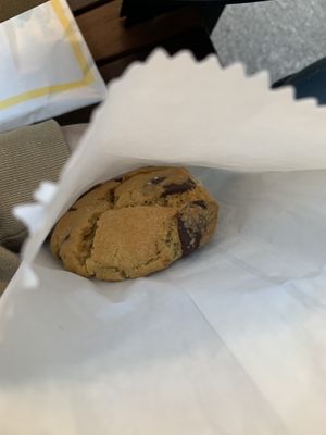 Indulgent choc chip cookie…so good!  at Joe's Sandwich Bar in Sydney
