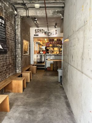 Place was epically busy a few moments after taking this photo be assured!  at Joe's Sandwich Bar in Sydney