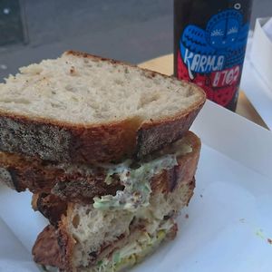 Sandwich and karma cola at Joe's Sandwich Bar in Sydney