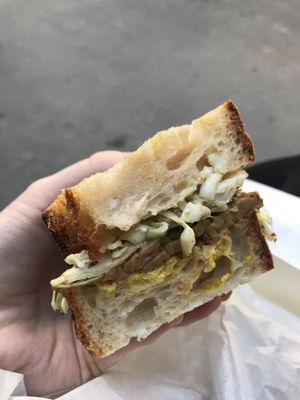 Tempeh Reuben  at Joe's Sandwich Bar in Sydney