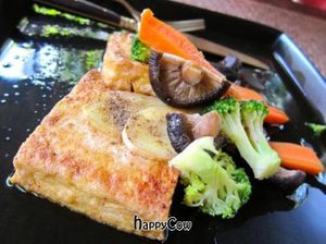 Tofu Steak at TianZi Tea House and Garden in Chiang Mai