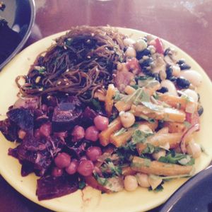 mixed salad  at Momo in Krakow