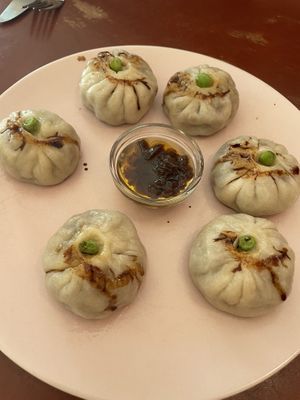 Dumplings  at Momo in Krakow