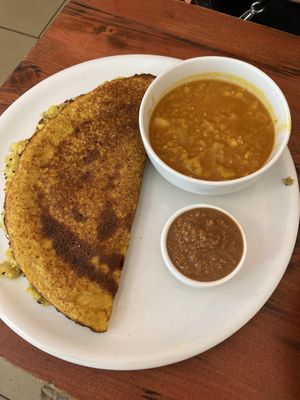 Masala dosa  at Momo in Krakow