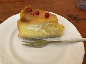 Cheesecake  at Momo in Krakow