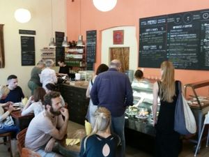 inside at Momo in Krakow