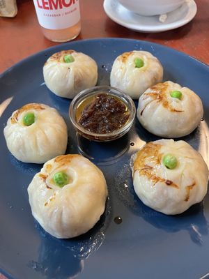 Momo dumplings (were cold and doughy)  at Momo in Krakow