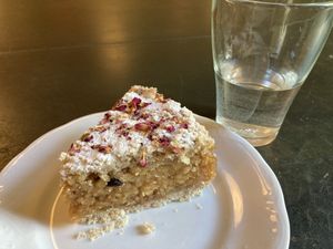 Witch craft? Apple cake  at Momo in Krakow