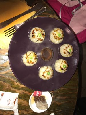Momo dumplings at Momo in Krakow