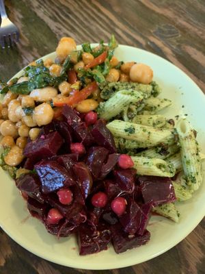 Fresh salad  at Momo in Krakow