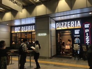 Outside the restaurant (this is where the queue line is when it's busy). at 800 Degrees - Shinjuku in Tokyo