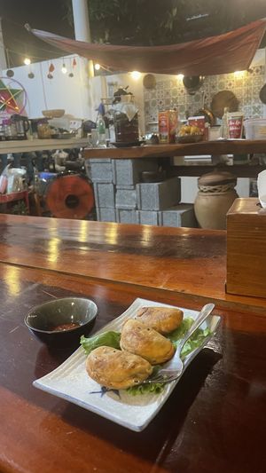 Crispy dumplings   at Lovegan in Binh Thuan
