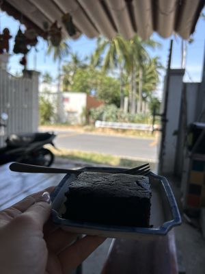 Chocolate cake - amazing!  at Lovegan in Binh Thuan