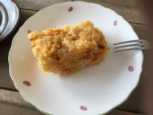 Carrot cake at Lovegan in Binh Thuan