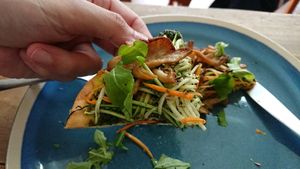 Lovegan's Pesto Pizza is simply amazing. Affordably priced at 85,000₫. at Lovegan in Binh Thuan