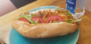 Lentil Banh Mi at Lovegan in Binh Thuan